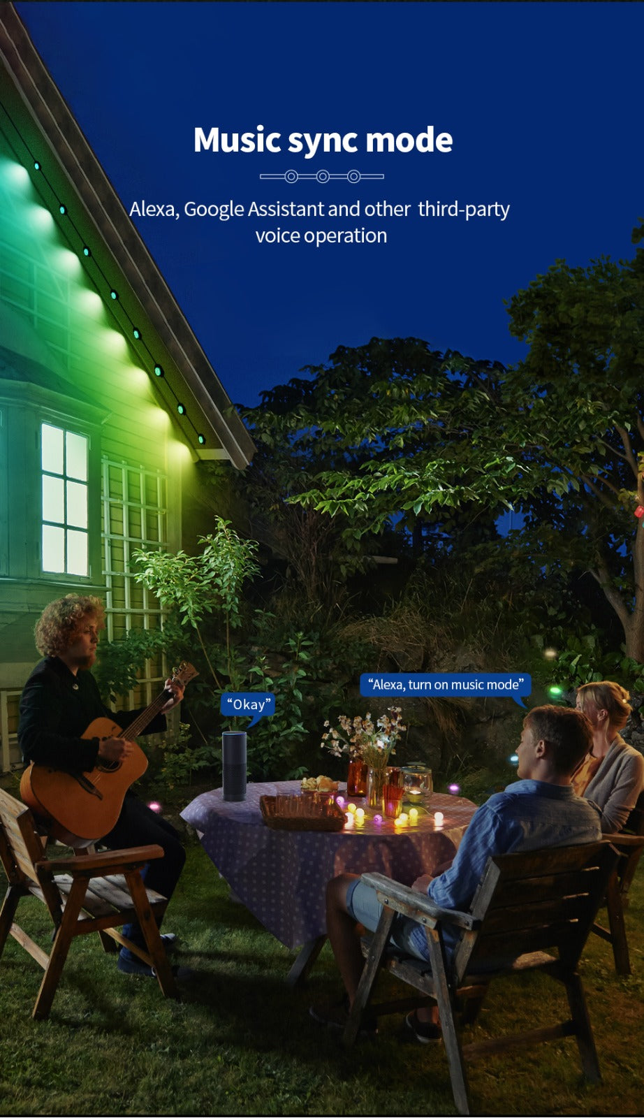 Smart Outdoor Ambient Lighting - Glowinh