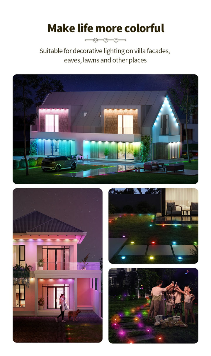 Smart Outdoor Ambient Lighting - Glowinh