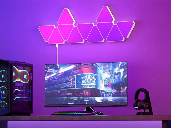 Glowinh Triangle RGB Led Lights