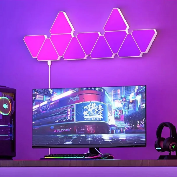 Glowinh Triangle RGB Led Lights