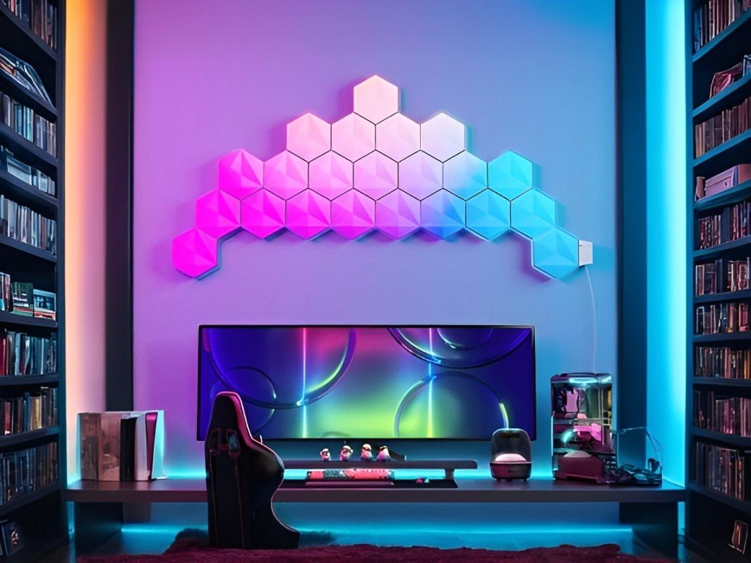 Hexagon RGB Led LightsMuur Verlichting