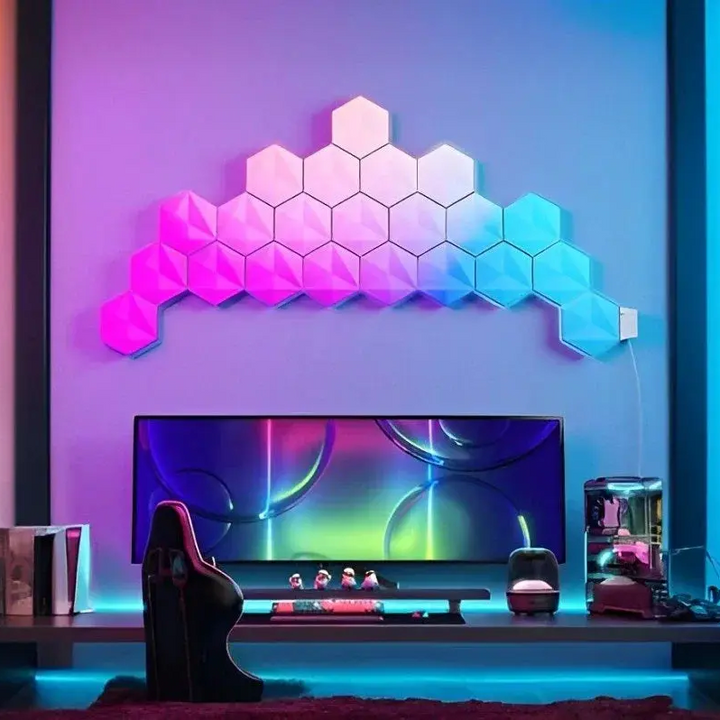 Glowinh Hexagon RGB Led Lights
